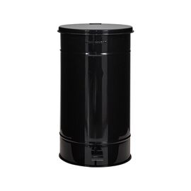 House Doctor - Bin, HDSono - Black - h: 48 cm, dia: 25.5 cm / Home and Kitchen