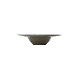 House Doctor - Pasta plate, HDPleat - Grey/Brown - h: 6 cm, dia: 26 cm / Home and Kitchen