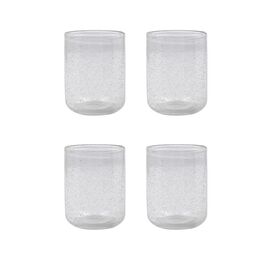 House Doctor - Rich Glass - H11 cm - Clear - Set of 4 / Home and Kitchen