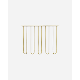 House Doctor - Stilio Glass Rack - 40x30 cm - Antique Gold / Home and Kitchen