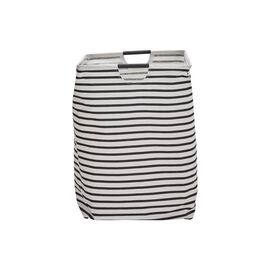 House Doctor - Stripes Laundry Bag - H60 cm - Black/White / Home and Kitchen
