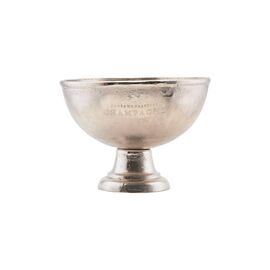House Doctor - Wine cooler, HDChamptub - Antique silver - h: 29 cm, dia: 39 cm / Home and Kitchen