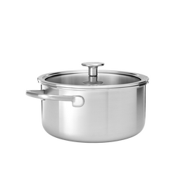 KitchenAid - Multiply Casserole with Lid - Silver - 20 cm / Home and Kitchen