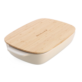 KitchenAid - Large Baker with Lid - Almond Cream / Home and Kitchen