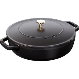 Staub - Universal Pan with Chistera Lid - Black - 28 cm / Home and Kitchen