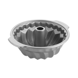 KitchenAid - Metal Bakeware Bundtpan - Silver - 24 cm / Home and Kitchen