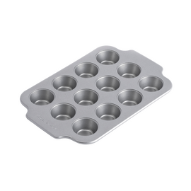 KitchenAid - Metal Bakeware Mini Round Cake Pan 12pcs - Silver / Home and Kitchen