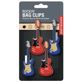 Kikkerland - Rockin' Bag Clips - 3.25 x 1.5 x 1.75 / Home and Kitchen