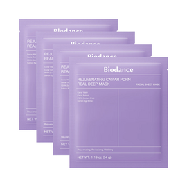 Biodance - Rejuvenating Caviar PDRN Real Deep Mask - 4pcs. / Beauty