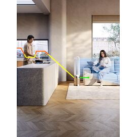 Dyson Purifier Cool PC2 De-NOx 61.5 dB 40 W Gold, White