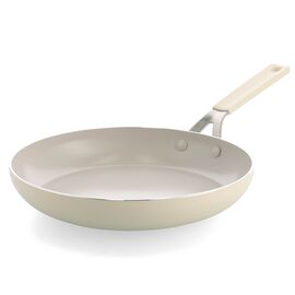 KitchenAid - Coloured Aluminum Frypan - Almond Cream - 28 cm / Home and Kitchen