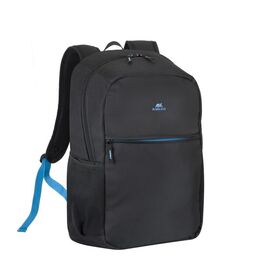 Rivacase Regent 8069 notebook case 43.9 cm (17.3") Backpack Black, Cyan Σακίδια Πλάτης Βαλίτσες & Τσάντες