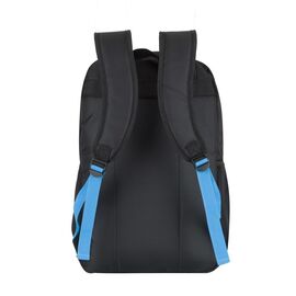 Rivacase Regent 8069 notebook case 43.9 cm (17.3") Backpack Black, Cyan Σακίδια Πλάτης Βαλίτσες & Τσάντες