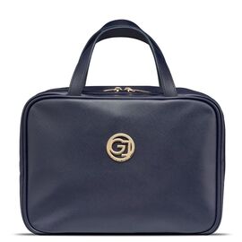 Gillian Jones - Organizer Cosmetic bag w. hangup function - Dark blue PU / Beauty Accessories Woman Care