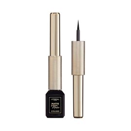 L'Oréal - Matte Signature Eyeliner - 01 Ink Black / Beauty Eyes Makeup