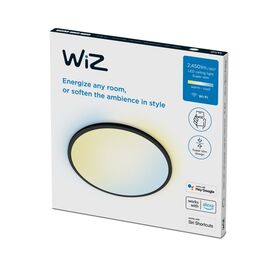 WiZ - Superslim Smart Ceiling Light  - Black 22W / Home and Kitchen Lightning Home & Kitchen