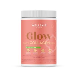 Wellexir - Glow Beauty Drink Peach Ice Tea 360 g / 60 days / Health and Personal Care Βιταμίνες & Μεταλλικά Στοιχεία Προσωπική Φροντίδα