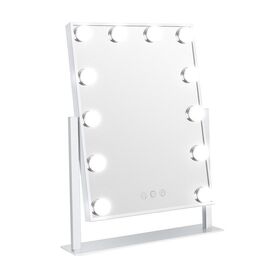 Gillian Jones - LED Light Hollywood Mirror White / Beauty Tools & Accessories Makeup