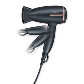 Beurer - HC 25 Travel Hair Dryer 1600 W Black - 3 Years Warranty / Beauty Εργαλεία Μαλλιών Περιποίηση Μαλλιών