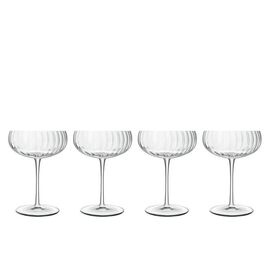 Luigi Bormioli - Optica Champagne bowl 30 cl 4 pcs. / Home and Kitchen Κουζίνα Σπίτι & Κουζίνα