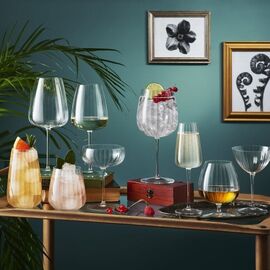 Luigi Bormioli - Optica Gin&Tonic Burgundy Glass 75 cl 4 pcs. / Home and Kitchen Κουζίνα Σπίτι & Κουζίνα