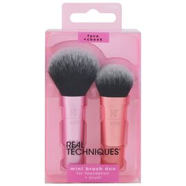 Real Techniques - Mini Brush Duo Pink / Beauty Tools & Accessories Makeup