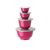 Rosti - Margrethe Bowls - Set of 4 + Lids (Beetrot) / Home and Kitchen Κουζίνα Σπίτι & Κουζίνα