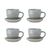Bloomingville - Brenta Cup with Saucer - Blue / Home and Kitchen Κουζίνα Σπίτι & Κουζίνα