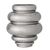 Bloomingville - Zorya Vase - Silver / Home and Kitchen Διακόσμηση Σπίτι & Κουζίνα