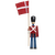 ​Kay Bojesen - Standard-Bearer with Textile Flag - 22 cm / Home and Kitchen Διακόσμηση Σπίτι & Κουζίνα