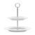 Lyngby Porcelæn - Rhombe White Etagere 27 cm / Home and Kitchen Κουζίνα Σπίτι & Κουζίνα