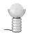 Bloomingville - Spike Table Lamp - Silver / Home and Kitchen Lightning Home & Kitchen