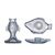 Creative Collection - Linley Candle Holder - Blue / Home and Kitchen Διακόσμηση Σπίτι & Κουζίνα