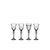 Lyngby Glas - Crystal Melodia Shot Glass - 5 cl - Set of 4 / Home and Kitchen Kitchen Home & Kitchen
