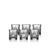 Lyngby Glas - Crystal Melodia Shot Glasses - 8 cl - Set of 6 / Home and Kitchen Kitchen Home & Kitchen