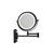 Glow Up - Makeup Artist Mirror - Double Sided w. LED - Black / Beauty Αξεσουάρ Ομορφιάς Γυναικεία Περιποίηση