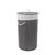 Nordis - Gray Bamboo Laundry Basket - Gray - 35 cm x 60 cm / Home and Kitchen Bath Home & Kitchen