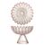 Bloomingville - Nalu Pedestal Bowl - Rose - Glass / Home and Kitchen Decor Home & Kitchen