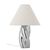 Bloomingville - Silva Table Lamp - Silver - Stoneware / Home and Kitchen Lightning Home & Kitchen