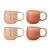 Bloomingville - Roselyn Cup - Rose - Set Of 4 - Stoneware / Home and Kitchen Uncategorized (Home & Kitchen) Home & Kitchen