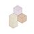 Zone Denmark - Hexagon Trivets - 3 Pieces - Lupine, Warm Sand, Light Terracotta / Home and Kitchen Uncategorized (Home & Kitchen) Home & Kitchen