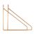 House Doctor - Apart Brackets - Set of 2 - Brass / Home and Kitchen