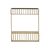 House Doctor - Double Bath Basket - 33x28 cm - Brass / Home and Kitchen