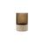 House Doctor - Rivo Candle Holder - H14 cm, Ø10 cm - Brown / Home and Kitchen