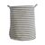 House Doctor - Stripes Laundry Bag Stripes - H50 cm - Black/White / Home and Kitchen
