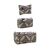 House Doctor - Toiletry Bag HDCare - Blue - Set of 3 in Varying Sizes / Luggage and Travel Gear