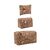 House Doctor - Toiletry Bag - Terracotta - Off-white and terracotta / Luggage and Travel Gear