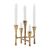 House Doctor - Tristy Candle Holder - H20 cm - Brass / Home and Kitchen