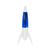 iTotal - Rocket Glitter Lamp - White Base and Blue Light - 36 cm / Home and Kitchen
