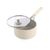 KitchenAid - Coloured Aluminum Saucepan with Lid - Almond Cream - 16 cm / Home and Kitchen